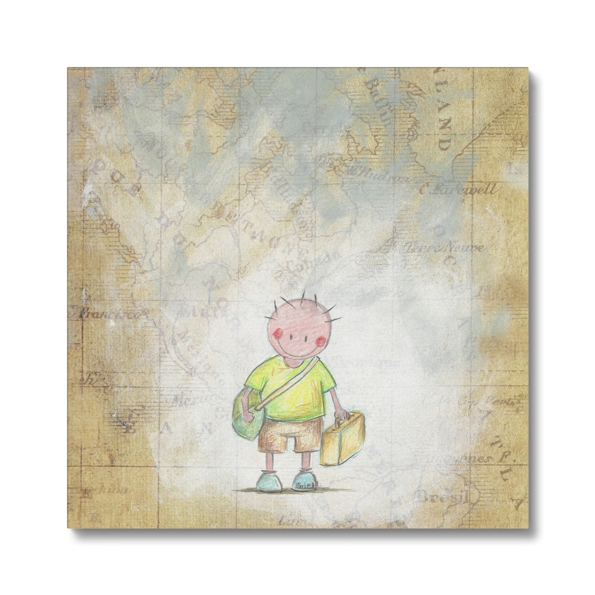 Little traveller - Eco Canvas
