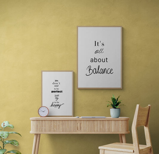 It's all about balance Canvas