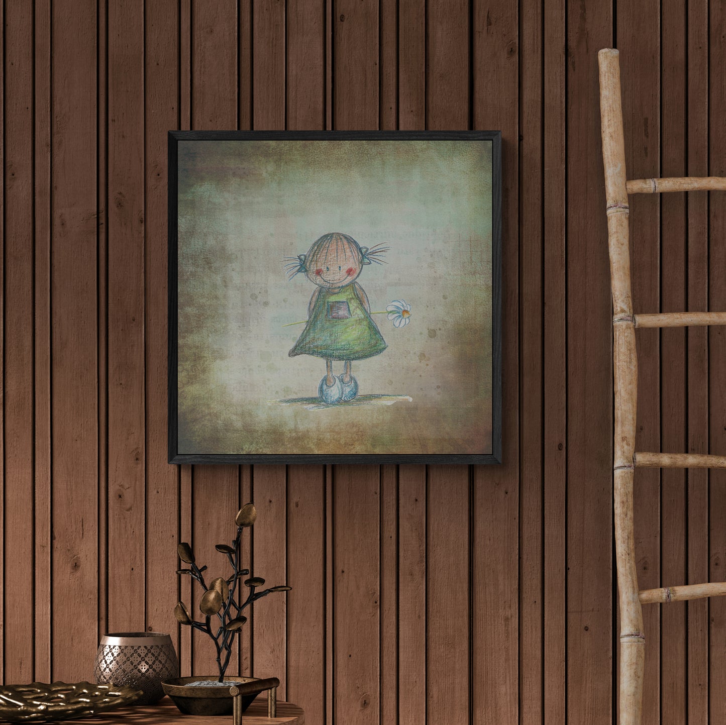 Flower girl - Eco Canvas