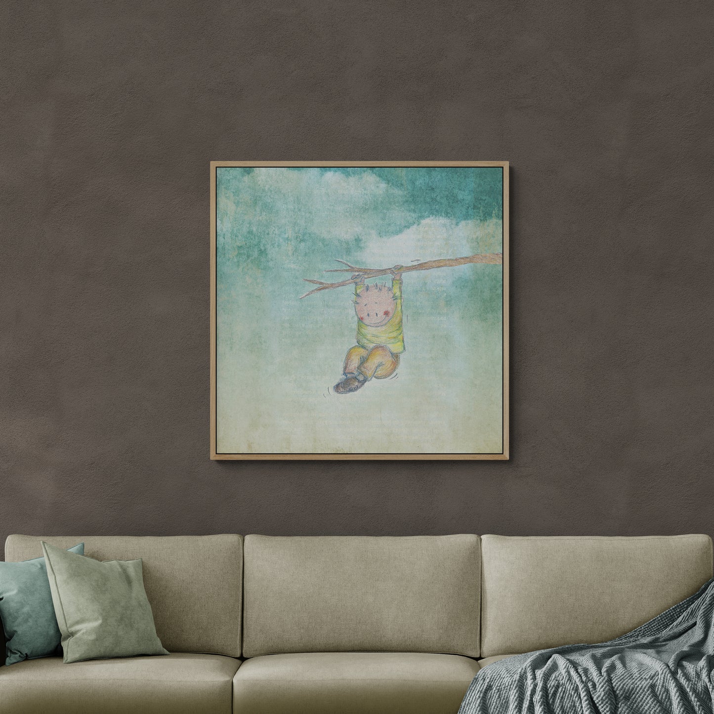 Where the branch holds me - Eco Canvas