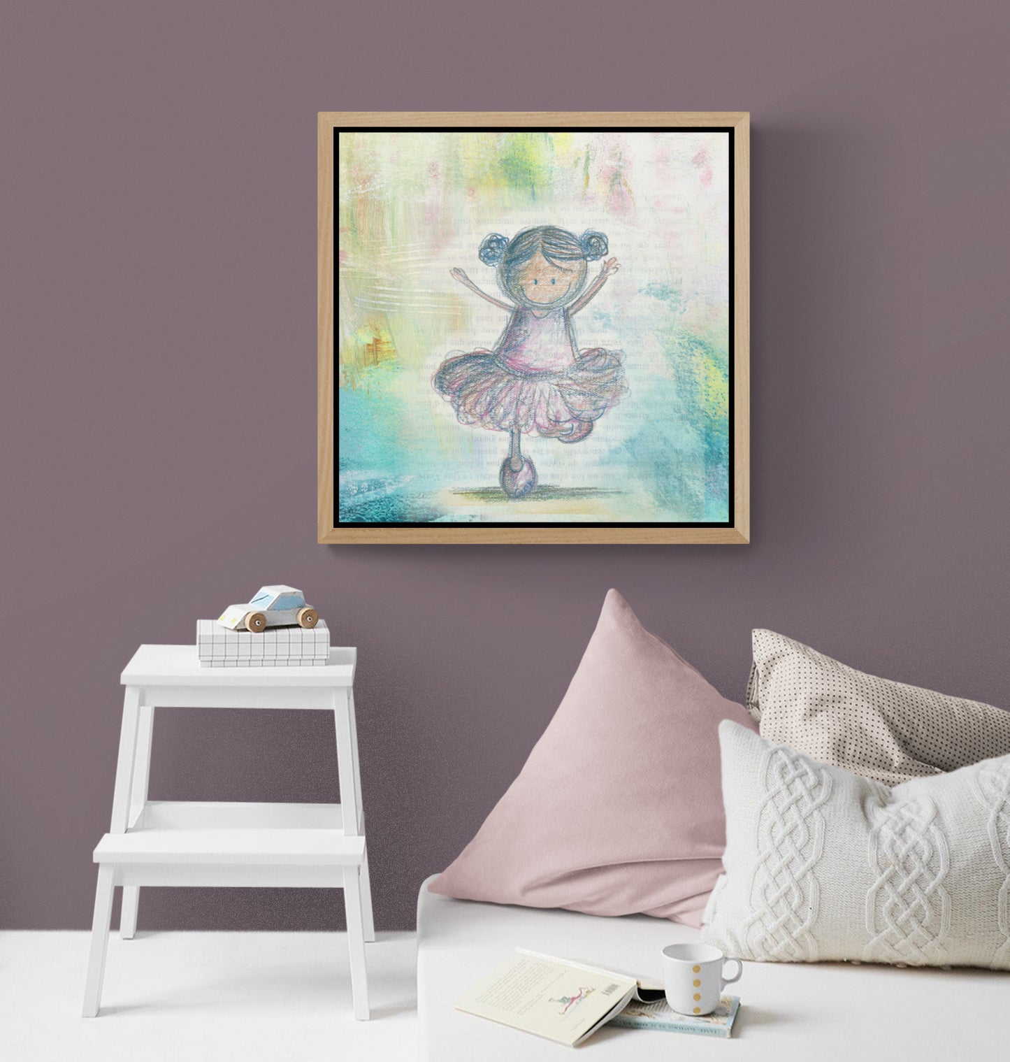 Sparkle in pink - Eco Canvas