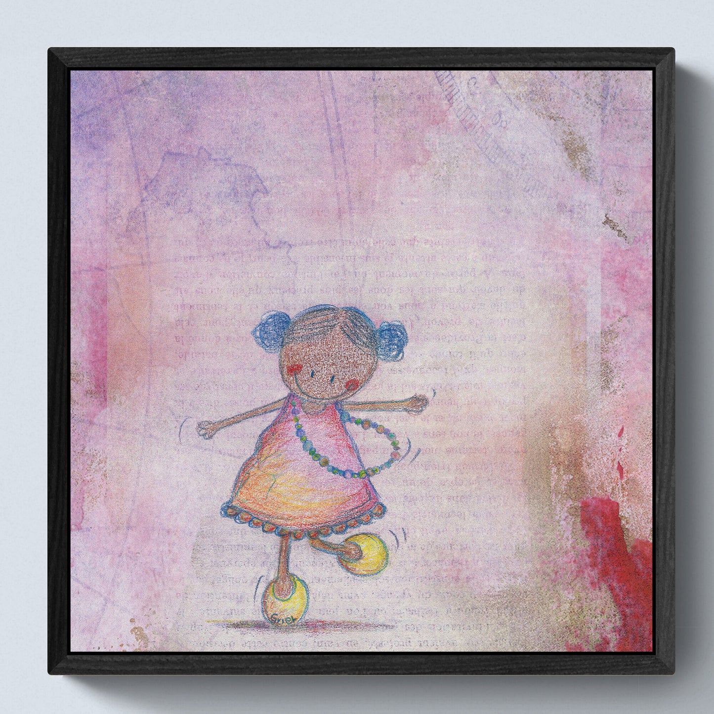 Pink cloud dance Eco Canvas
