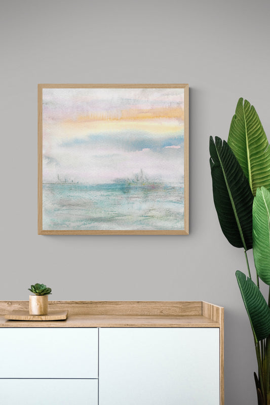 V Evening Sky (groter) bis Canvas