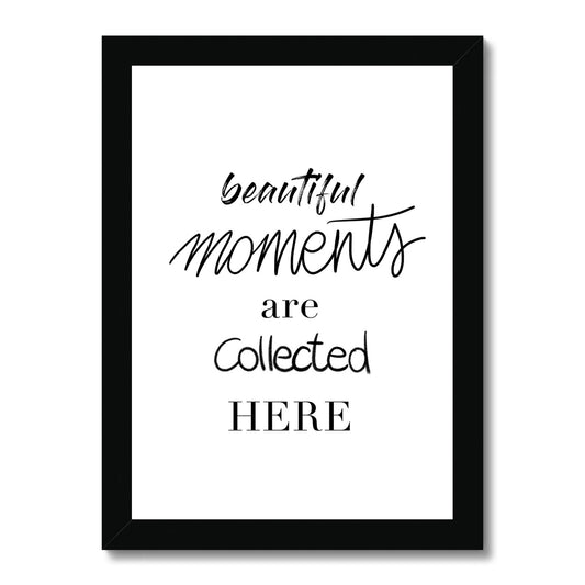 beautiful moments... Framed Print