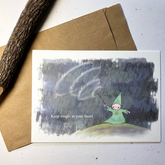 Single Greeting Card with envelope