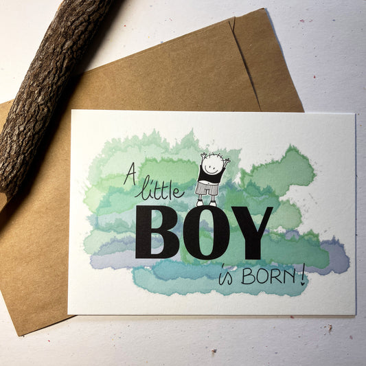 Single Greeting Card with envelope