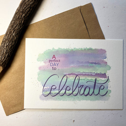 Single Greeting Card with envelope
