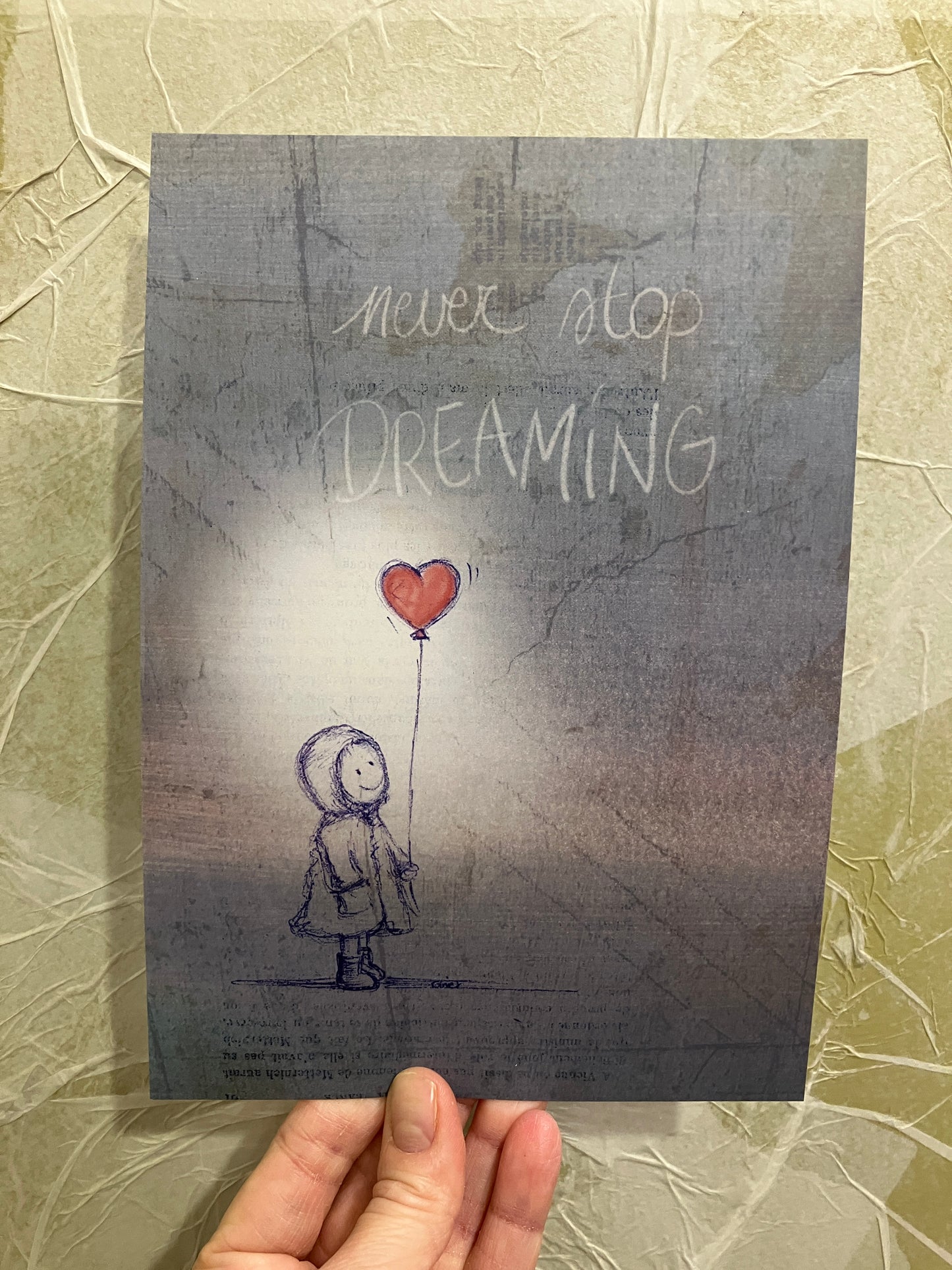 A5 Print - Never stop dreaming
