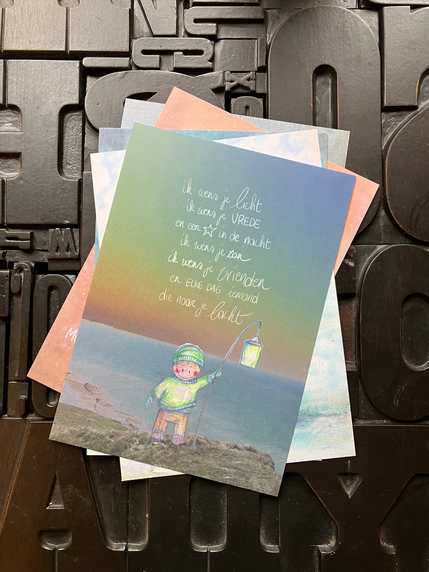 A5 Print - Ik wens je licht, ik wens je vrede...