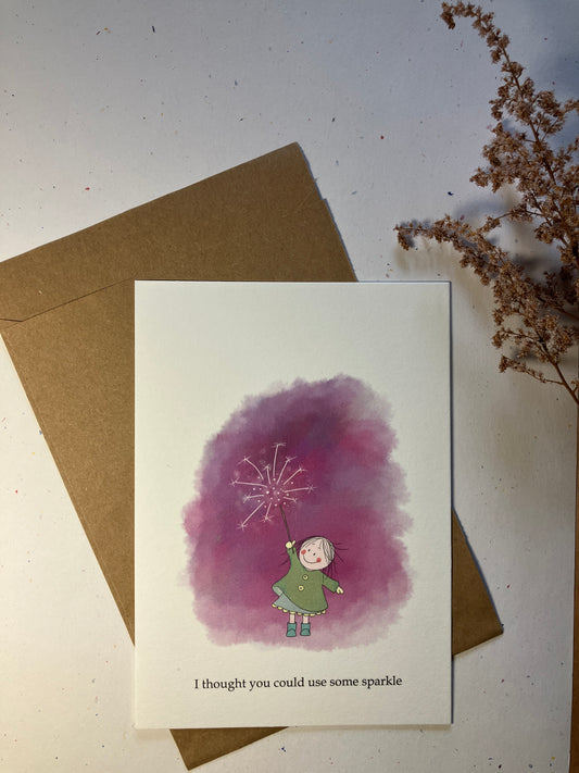 Single Greeting Card with envelope