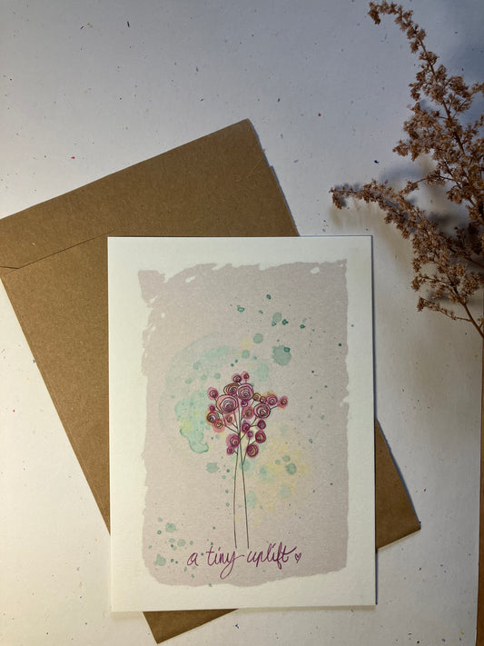 Single Greeting Card with envelope
