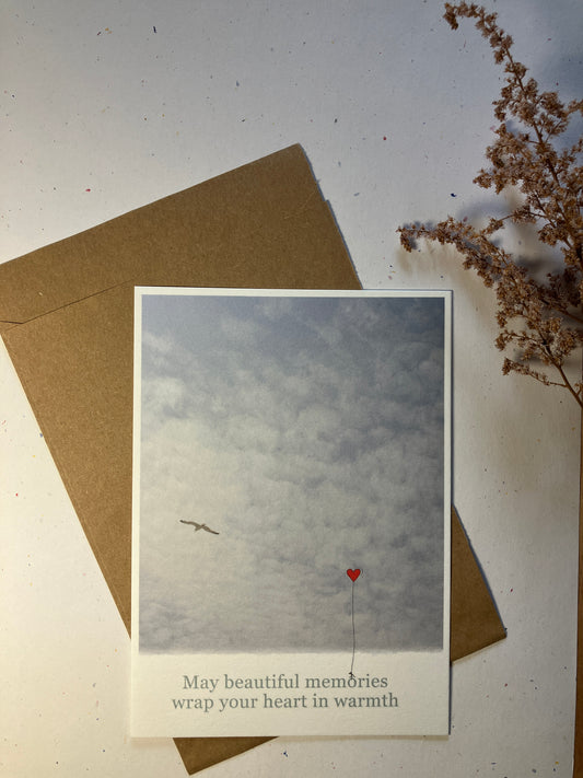 Single Greeting Card with envelope