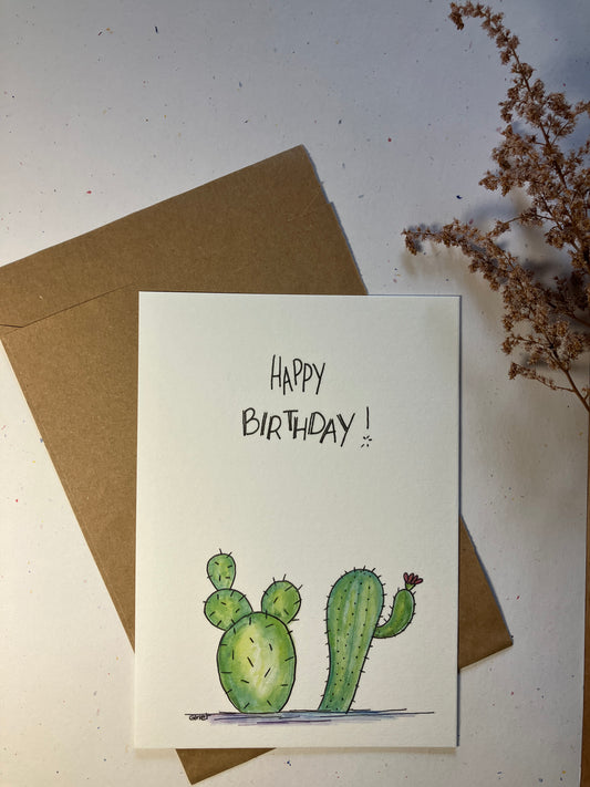 Single Greeting Card with envelope
