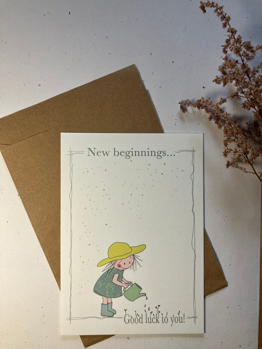 Single Greeting Card with envelope