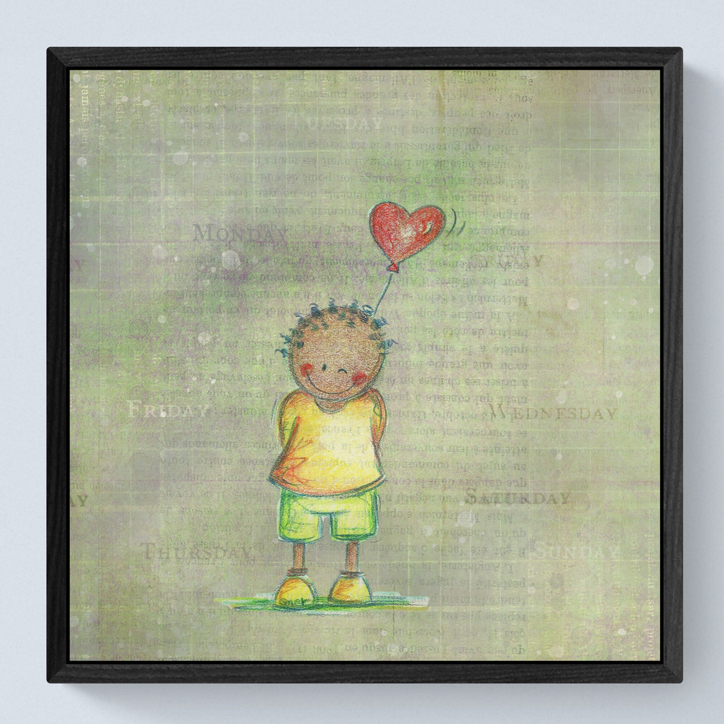 Kindness - Eco Framed Canvas
