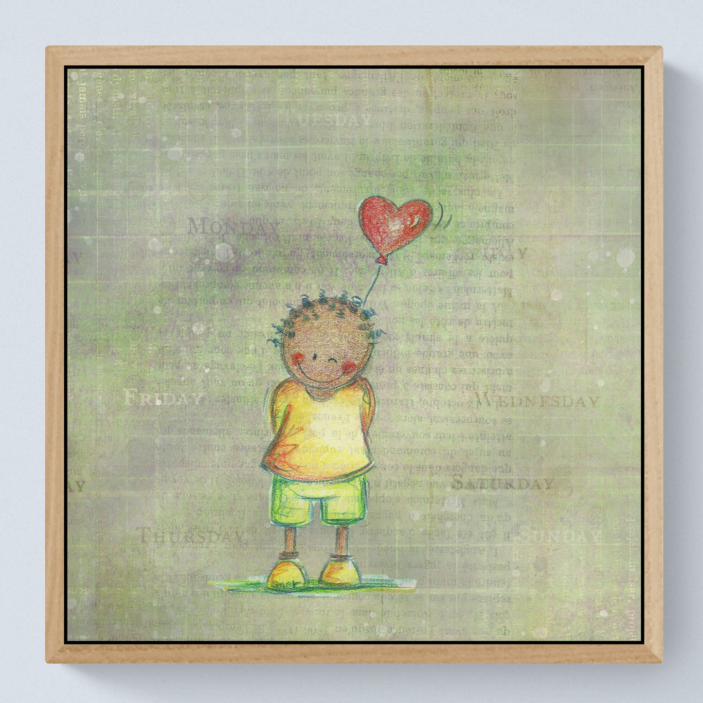 Kindness - Eco Framed Canvas