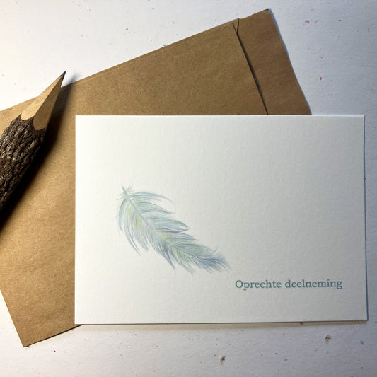 Single Greeting Card with envelope
