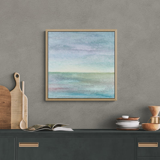 When calm finds me - Eco Framed Canvas