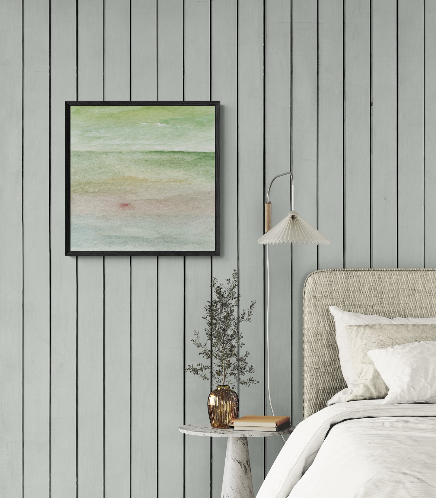 I remember this calm  - Eco Framed Canvas