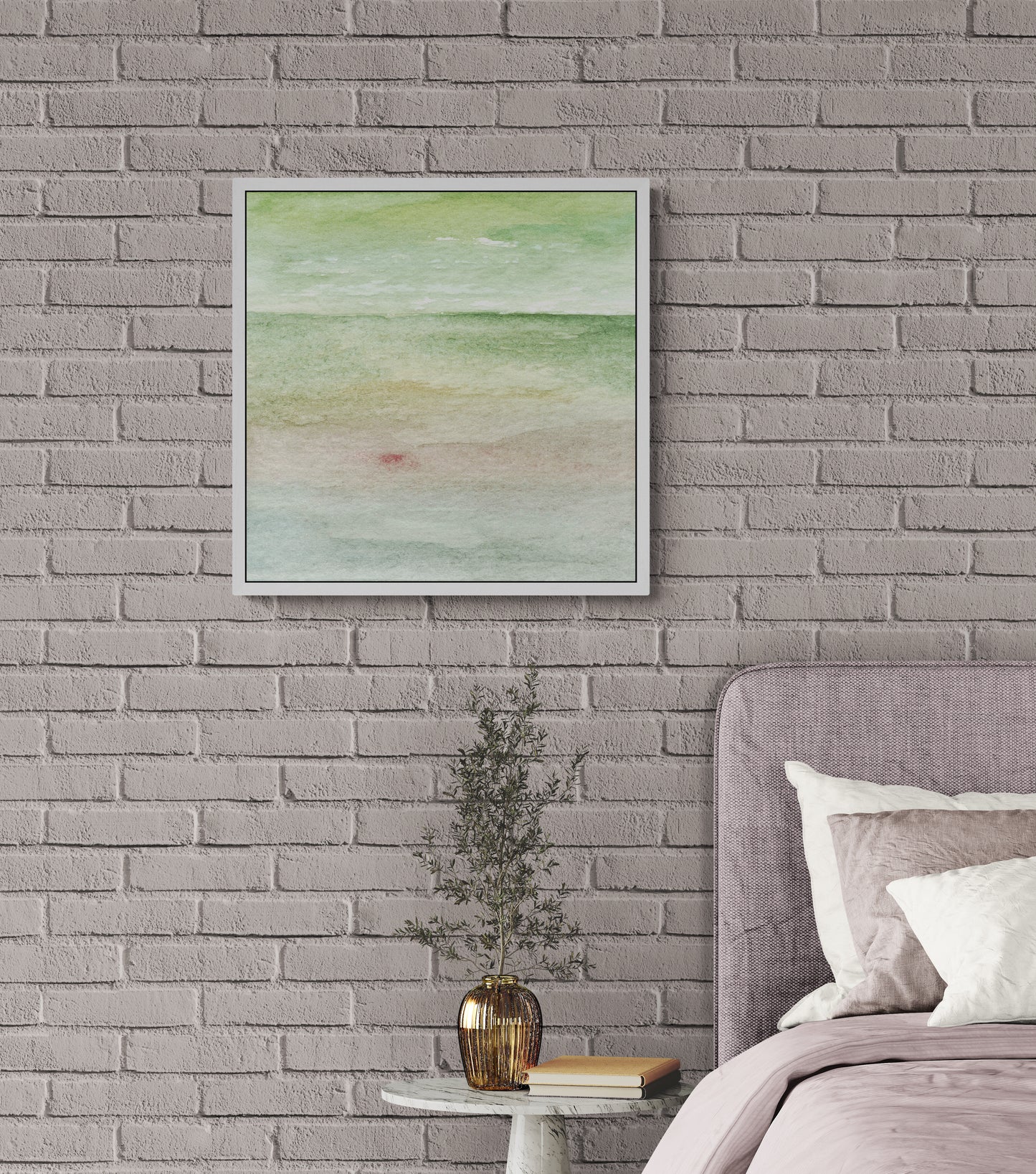 I remember this calm  - Eco Framed Canvas