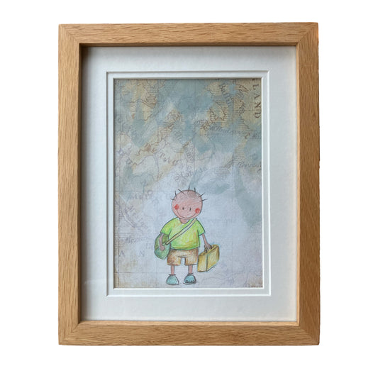 Little Traveller - Original work - Framed