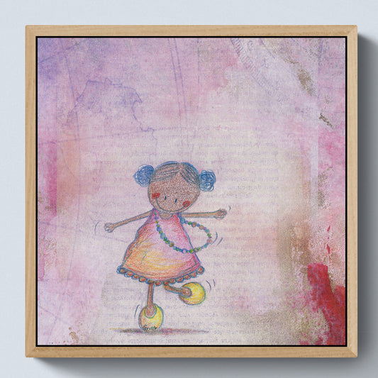 Pink cloud dance Eco Canvas