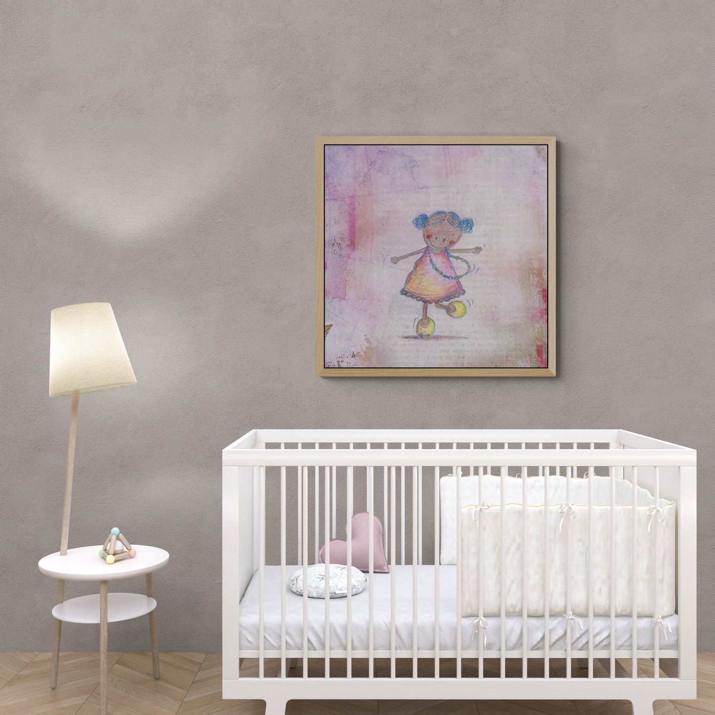 Pink cloud dance Canvas