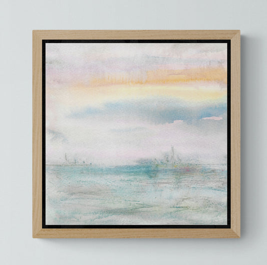 V Evening Sky (groter) bis Canvas