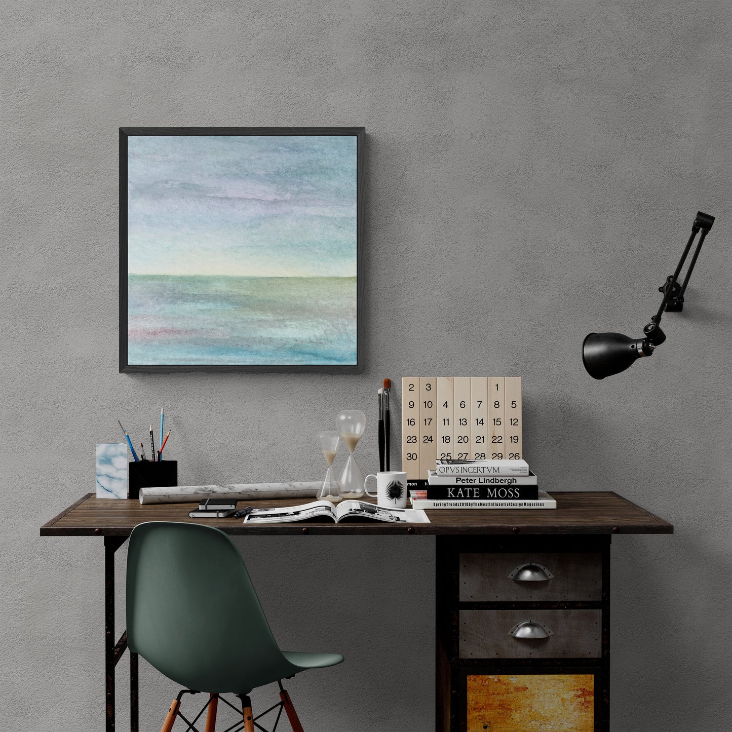 When calm finds me  - Eco Framed Canvas