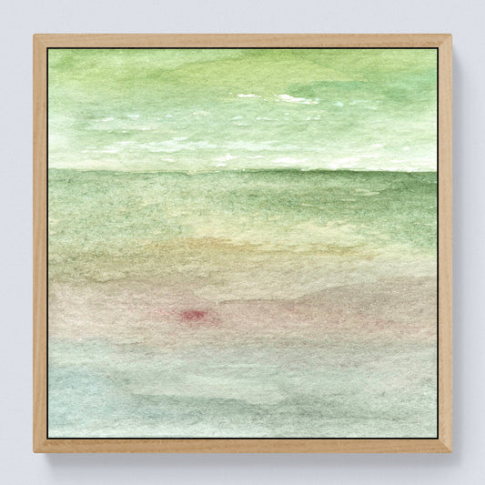 I remember this calm - Eco Framed Canvas