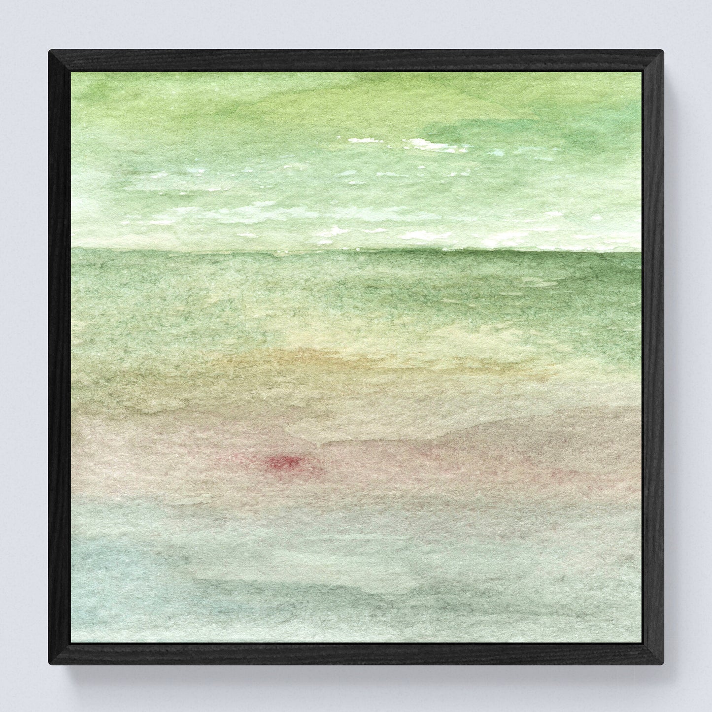 I remember this calm  - Eco Framed Canvas