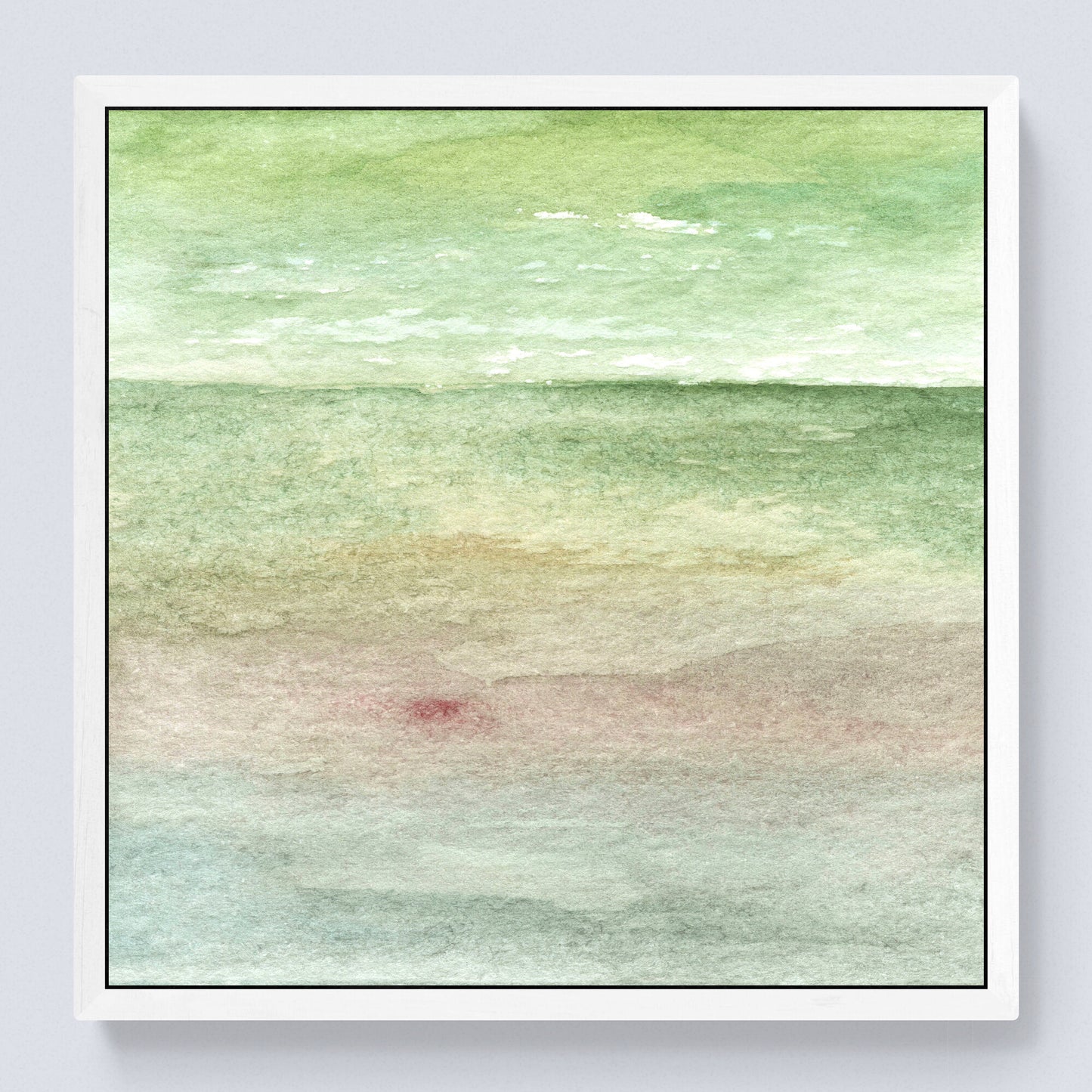 I remember this calm  - Eco Framed Canvas