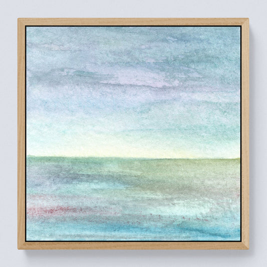When calm finds me - Eco Framed Canvas