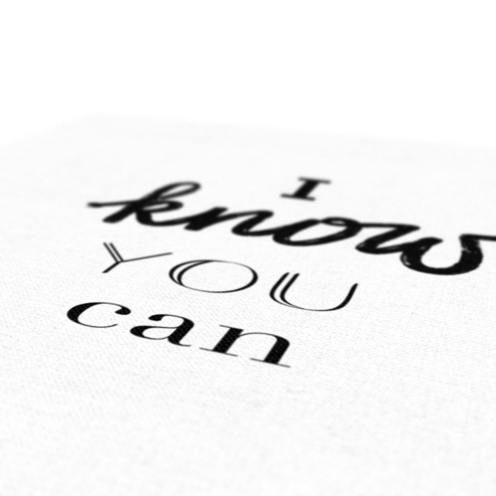 I know you can... Canvas